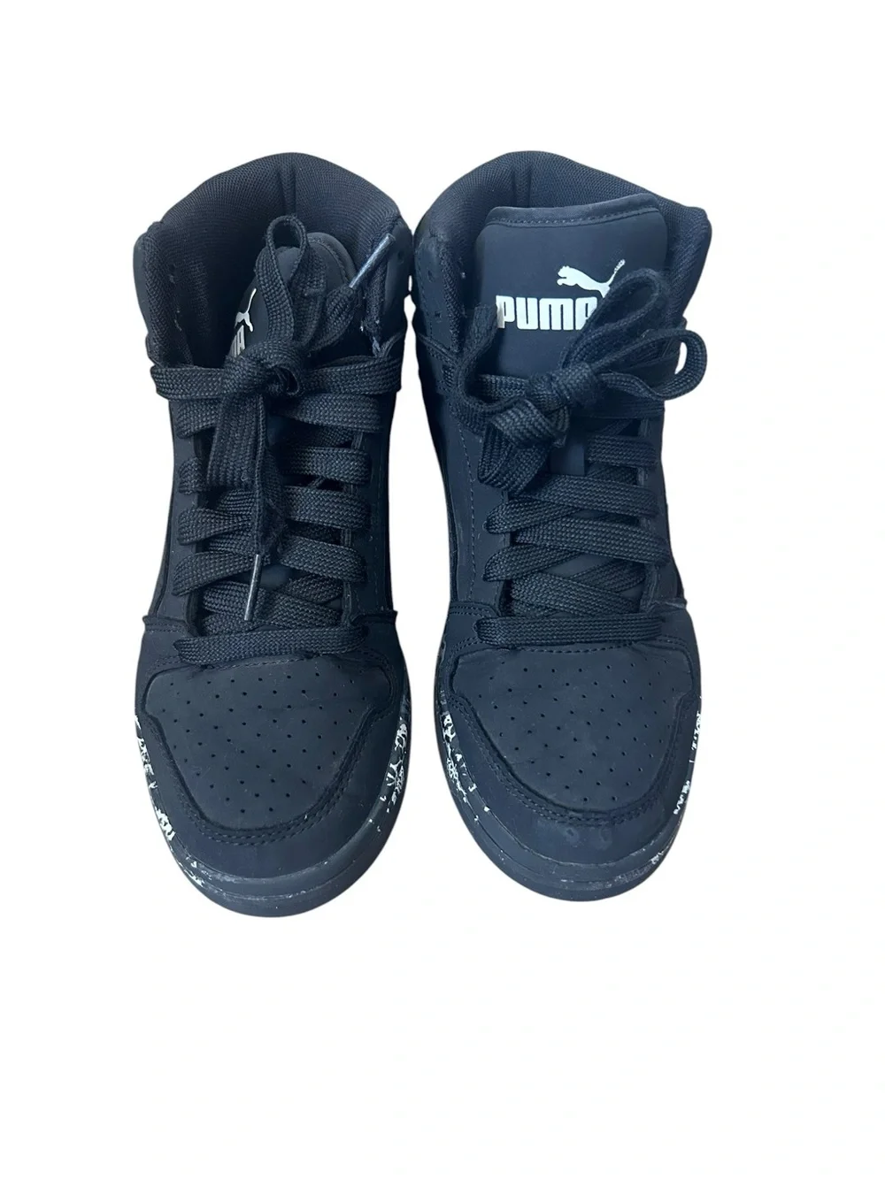 Puma Kids' Rebound LayUp Mountain Park High Top Sneakers Size 4/22CM